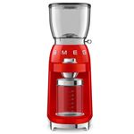 Moulin à café 350g 150w rouge Smeg CGF11RDEU