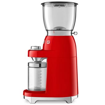 Moulin à café 350g 150w rouge Smeg CGF11RDEU