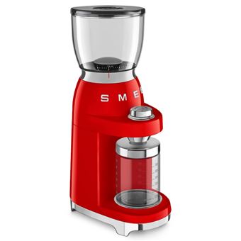 Moulin à café 350g 150w rouge Smeg CGF11RDEU