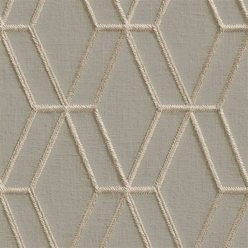 DUTCH WALLCOVERINGS Papier peint avec motif hexagonal Gris