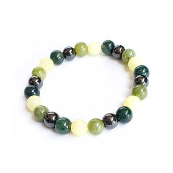 Bracelet Perles Citrine Et Agate Jaune Abijoux - Neuf Avec étiquettes, Style Naturel