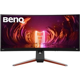 BenQ Mobiuz EX3415R - Écran LCD - incurvé - 34&quot; - 3440 x 1440 UWQHD @ 144 Hz - IPS - 1000:1 - 1 ms - 2xHDMI, DisplayPort - gris - 1