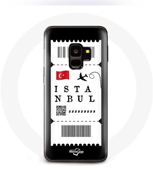 Coque pour samsung galaxy S9 plus Billet d'avion Istanbul Turquie Maniacase