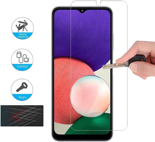Film en verre trempé pour Samsung A22 5G - 4,90€