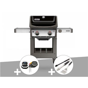 Barbecue gaz Weber Spirit II E-210 GBS + Thermomètre iGrill 3 + Kit ustensiles 3 pièces Better - 1
