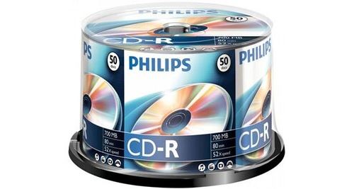 Philips - 50 x CD-R - 700 Mo (80 min) 52x - spindle