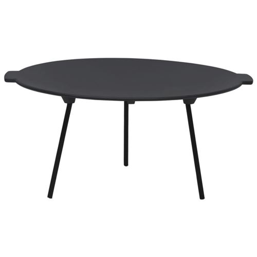 VidaXL Plaque de Grill 44cm Noir - Image 4