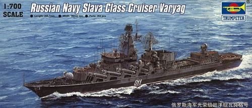 Russischer Kreuzer Varyag Der Slava Class- 1:700e - Trumpeter