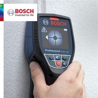Détecteurs de métaux Bosch Detecteur Mural D-tect 120 Détection