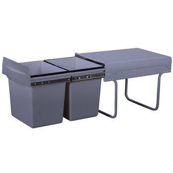 Poubelle encastrée coulissante HYPE 36L - 1