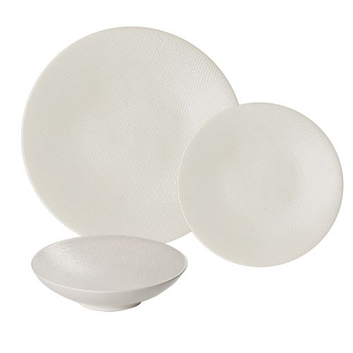 Table Passion Blanc Service D'assiettes Vésuvio 18 Pièces - Image 4