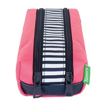 Tann s Trousse double Enora corail 10650 Trousse fourre tout