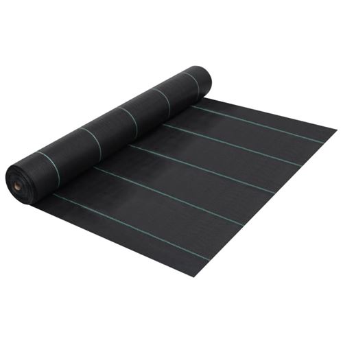 VIDAXL - Toile de paillage - 2x10 m - Noir - Image 2