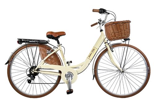 Dolce Vita By Canellini Retro Vélo VENERE 28 Dame Aluminium Beige