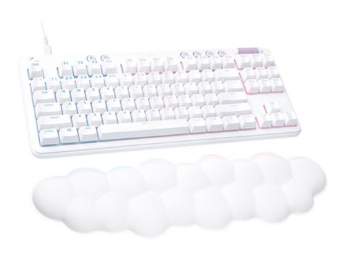 Clavier QWERTY de rétroéclairage LED de clavier tactile sans fil 2.4GHz de  mini souris sans fil - Sous-Main à la Fnac