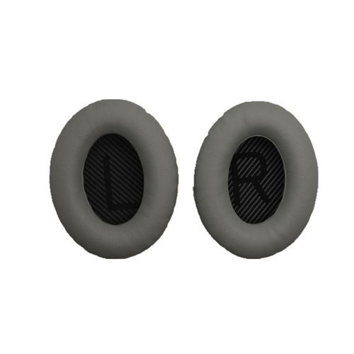 Generique Gris/Noir Remplacement Oreille Coussin Compatible Marque Bose Quietcomfort Qc15 Qc25 - & - Image 2
