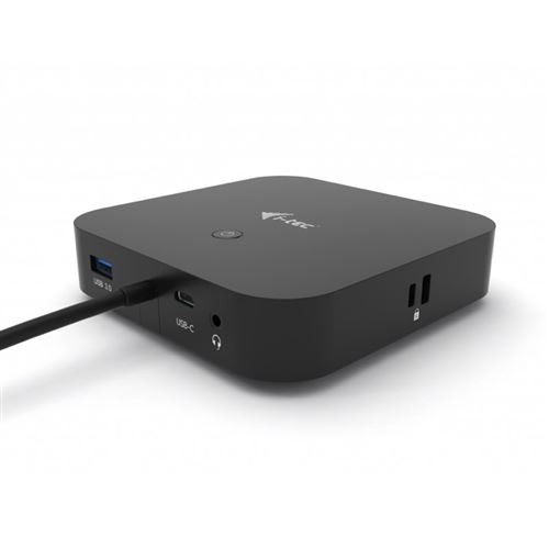 i-Tec - Station d'accueil - USB-C / Thunderbolt 3 - HDMI DP - GigE - 77 Watt - avec i-Tec Universal Charger 77 W