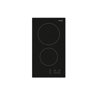 Domino vitrocéramique 30cm 3000w noir Telefunken TKDV2T - 1