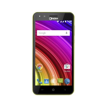 NGM-Mobile You Color E507 plus 12,7 cm (5") Double SIM Android 5.1 3G Micro-USB 0,512 Go 8 Go 2000 mAh Noir, Citron vert - 1