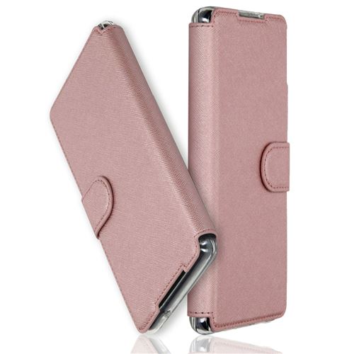 Accezz Étui de téléphone portefeuille Xtreme Wallet pour Samsung Galaxy A13 (4G) Rose Dorée
