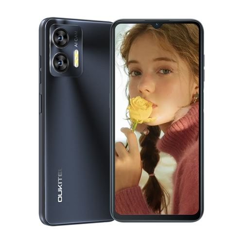 C36 OUKITEL Smartphone 2023 Noir 6.56” IPS 128Go