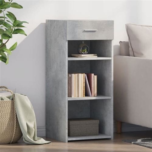vidaXL - Buffet - 40 x 42,5 x 93 cm - Gris Béton - Image 3