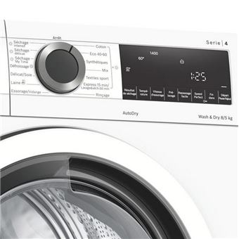 Bosch Serie 4 WNA13400FF - Machine à laver séchante - indépendant - largeur : 59.8 cm - profondeur : 64.9 cm - hauteur : 84.8 cm - chargement frontal - 63 litres - 8 kg - 1400 tours/min