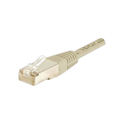 Cordon RJ45 patch FTP CAT5e alu / cuivre - 0,50 m