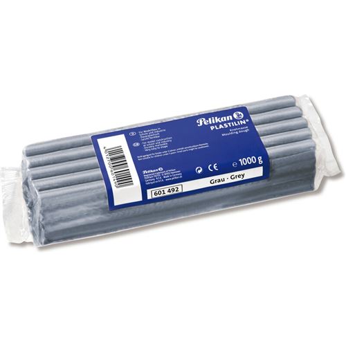 Pelikan pâte à modeler de qualité plastilin, gris