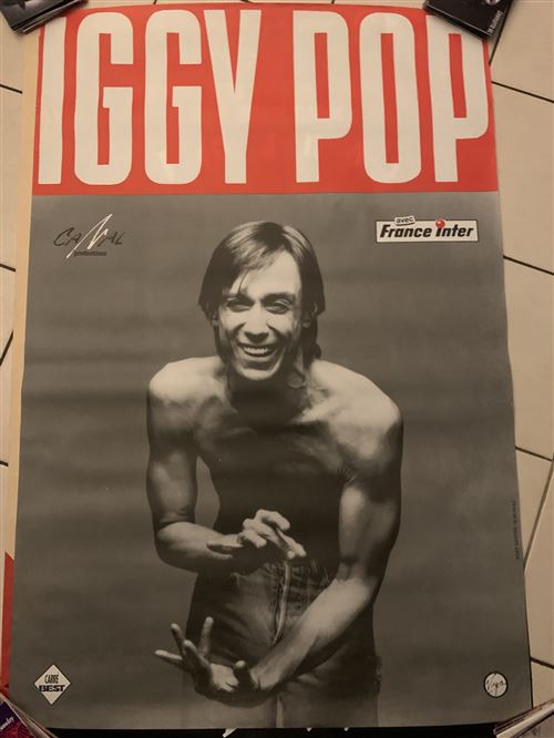 Iggy Pop - French Promo - 80x120cm - Affiche