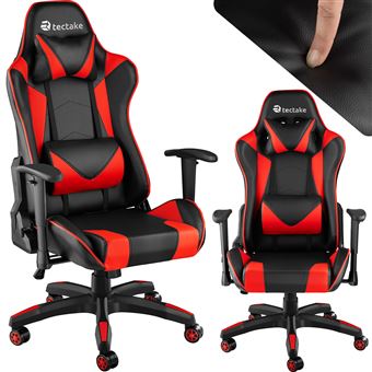 Tectake Chaise Gamer Twink Noir Rouge Achat Prix Fnac