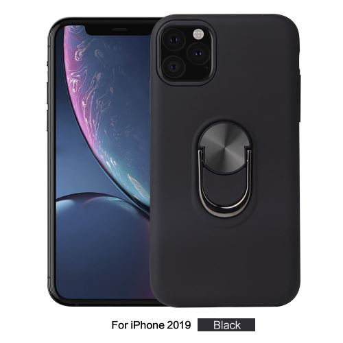 Coque de protection TPU avec support de bague pour Apple iPhone 11 Pro Max 6.5 - Noir