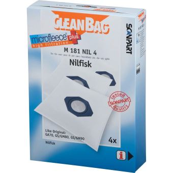 Aanbieding: Cleanbag M157MIE Microvezel Stofzuigerzakken 15 Zakken 123schoon Huismerk I14013
