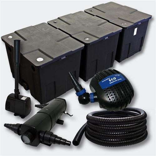 Meilleurs prix pour Kit:Filtration de Bassin 90000l 36W UV Stérilisateur Pompe Fontaine