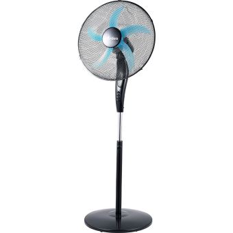 Ardes ar5ea50pb Easy 50P Ventilateur à pied large base 5 pales 50 cm 3 niveaux de vitesse, Noir
