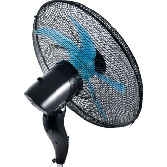 Ardes ar5ea50pb Easy 50P Ventilateur à pied large base 5 pales 50 cm 3 niveaux de vitesse, Noir