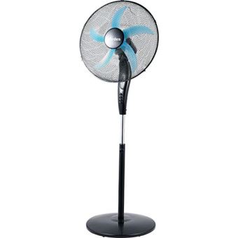 Ardes ar5ea50pb Easy 50P Ventilateur à pied large base 5 pales 50 cm 3 niveaux de vitesse, Noir