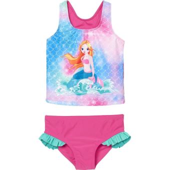 Short De Bain Fille Playshoes - Protection UV 50+ - Taille Élastique Avec Cordon - Poches Latérales - Matière Recyclée