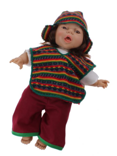 Berjuan – Friends of The World Enfant sud-américain, Multicolore (9046)
