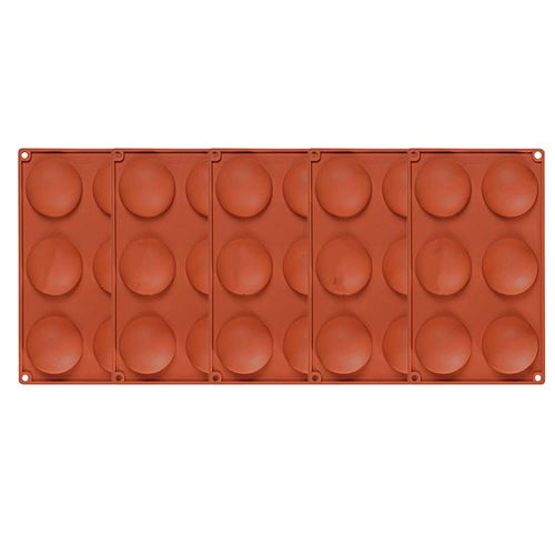 Moule Silicone 6 cavité Demi-balle DIY patisserie -Multicolore