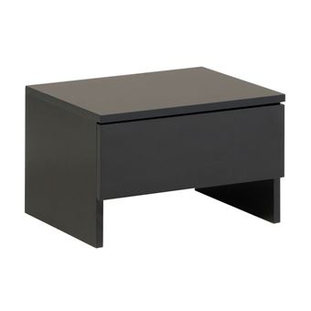Noir De Chevet 1 Tiroir Carlack Table OikXuTPZ