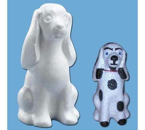 Chien en polystyrène 23 cm
