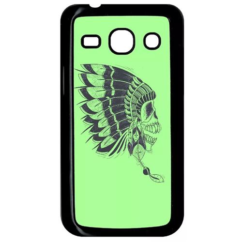 Coque Samsung Galaxy Core+ Plus Indien Vert