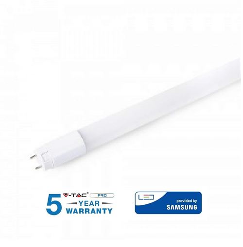 V-TAC LED G13 Röhrenform T8 VVG, KVG 18W = 36W Kaltblanc (Ø x L) 28mm x 1200mm EEK: A+ 1St.
