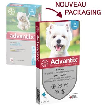 Advantix pour  petit Chien - 4 - 10kg - 1