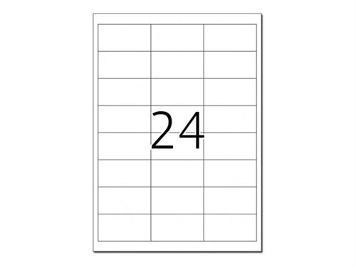 Herma 5053 &Eacute;tiquettes 66 x 33,8 Premium A4 600 pi&egrave;ces Blanc