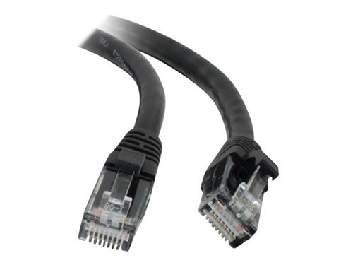 C2G Cat5e Booted Unshielded (UTP) Network Patch Cable - cordon de raccordement - 1.5 m - noir