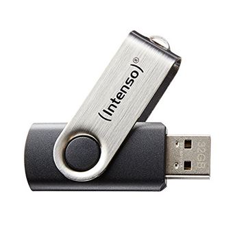 Clé USB 2 Go Even (2 GB, argenté, Plastique, 8g) comme objets pub