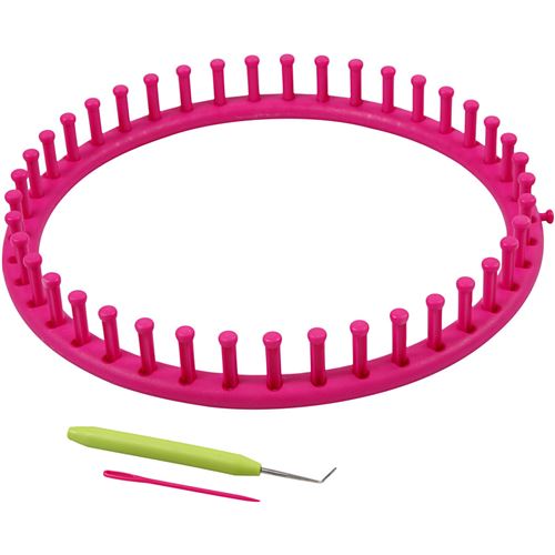 Creotime tricot junior 27 cm rose 3 pièces
