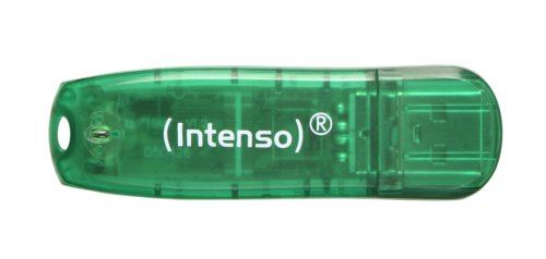  Intenso Rainbow Cl&eacute; USB Drive 2.0 8 Go Vert 